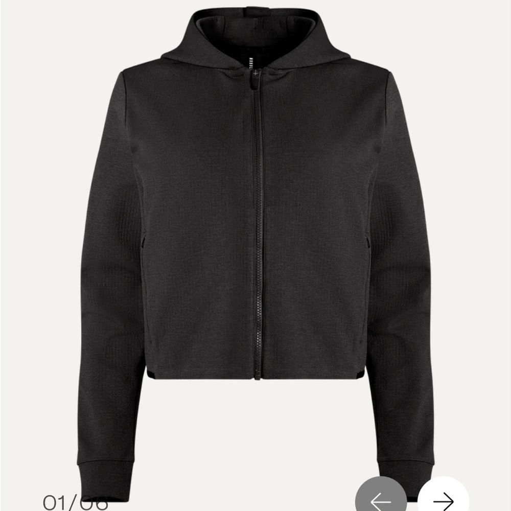 New Nobull Black Zip-Up Hoodie